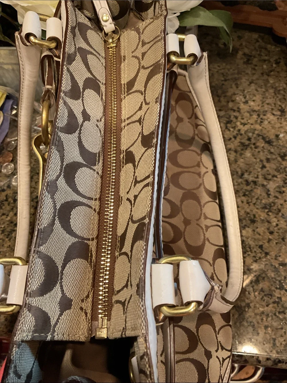 Vintage Coach Signature Bag Classic